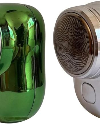 Pack of 2X Model Mini Dual-Head Electric Shaver Pocket Shaver USB Mini Shavers for Men Washable Head Razor Rechargeable- Random Color