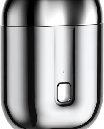 New Model Mini Dual-Head Electric Shaver, Upgrade Pocket Shaver, Washable Double Head Razor, USB Mini Portable Razor, Rechargeable Waterproof Compact (Four Color) (Sliver)