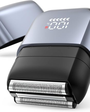 Foil Shavers for Men, Mini Electric Razors for Close Shaving Face with High Speed 3 Floating Blade Heads, USB C Fast Rechargeable Foil Shaver IPX7 Waterproof Wet Dry Travel Locked/Led Display